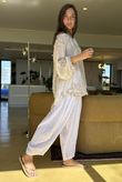 Sabo Boucle Flower Blouse Stone